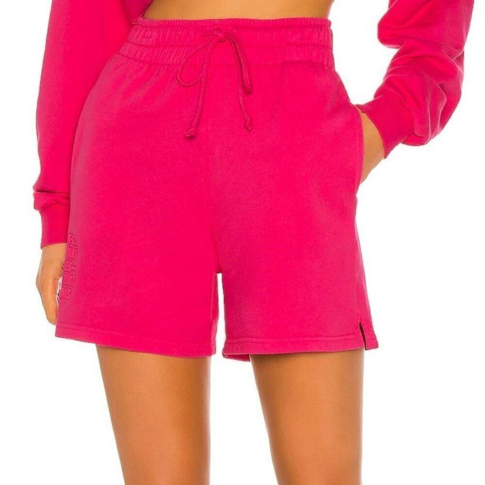 REVOLVE x Frankies Bikinis Burl Sweat Short Small Rosewood (Pink) NWT
